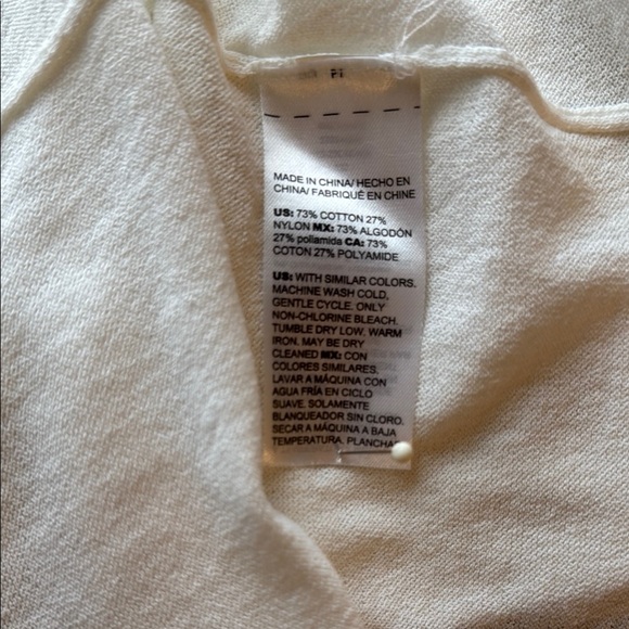 NWOT Chico's White Long Cardigan with Open Front and Lightweight Knit - Picture 6 of 7